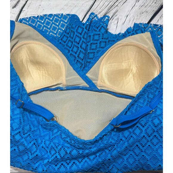 Alisha Levine Swimwear One Piece Diamond Pattern Swim Dress - Picture 12 of 13